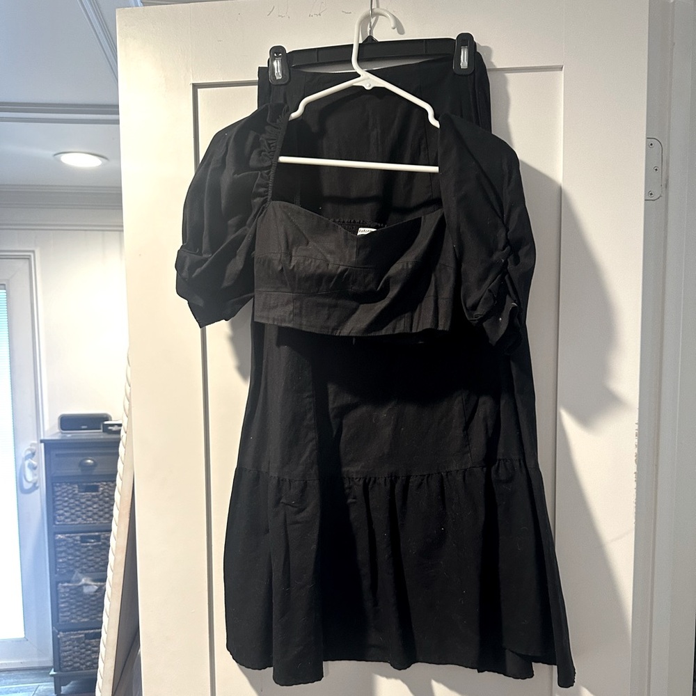 Ref high waist skirt set